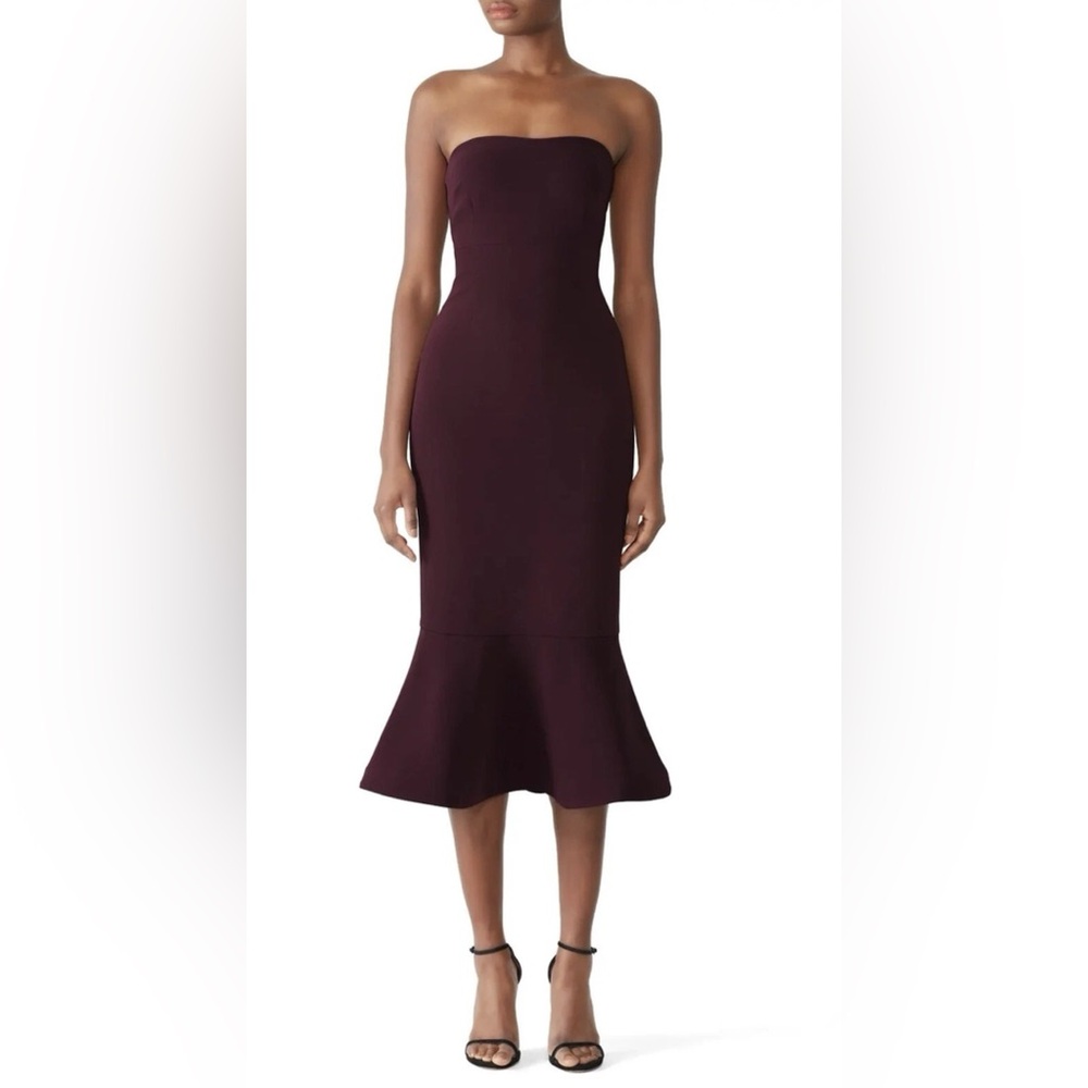 Cinq A Sept Luna Strapless Midi Dress